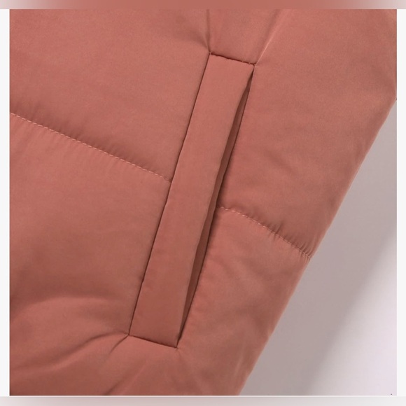 NWT Women's Reversible Sleeveless Vests Lamb Fleece Zipper Closure Size M Pink - Picture 4 of 11